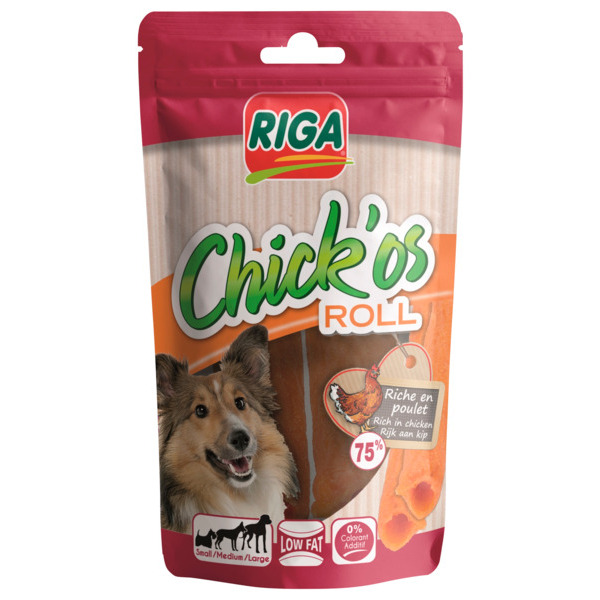 Friandise Chick'os Au Poulet Pour Chien Riga