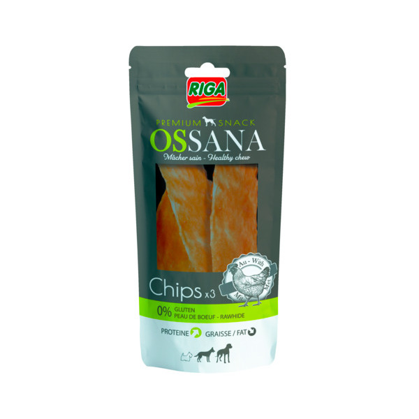 Chips Au Poulet Pour Chien Ossana Riga