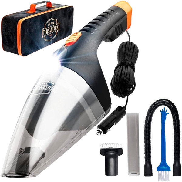 Thisworx Aspirateur A Main Filaire Pour Voiture