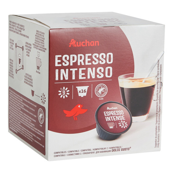 Capsules De Café Expresso Intense Auchan