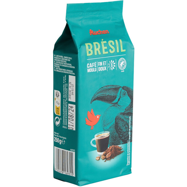 Café Moulu Brésil Auchan