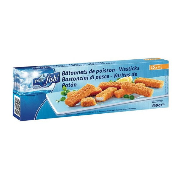 Batonnets De Poissons Panés X15