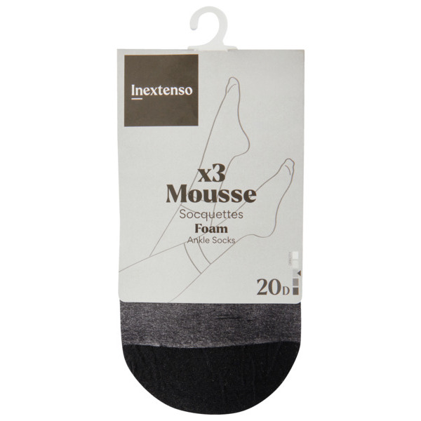 Socquettes Ou Mi-Bas Mousse Inextenso