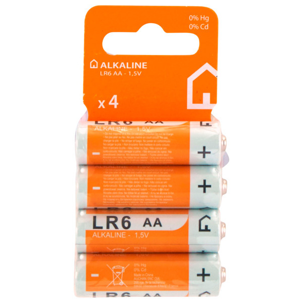 Lot De 4 Piles Alcalines Lr06 Ou Lr03