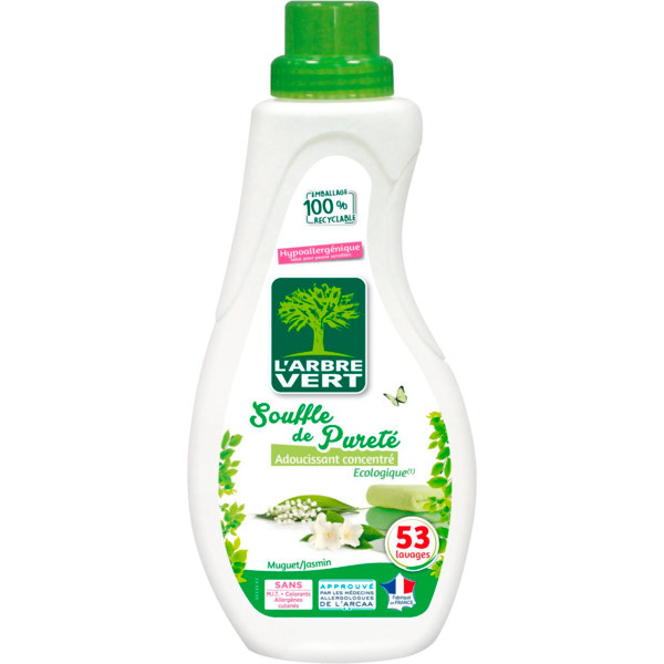 Adoucissant Liquide Muguet Jasmin L'arbre Vert