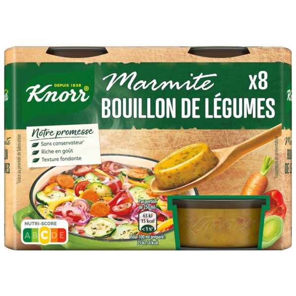 Marmite Bouillon De Légumes Knorr