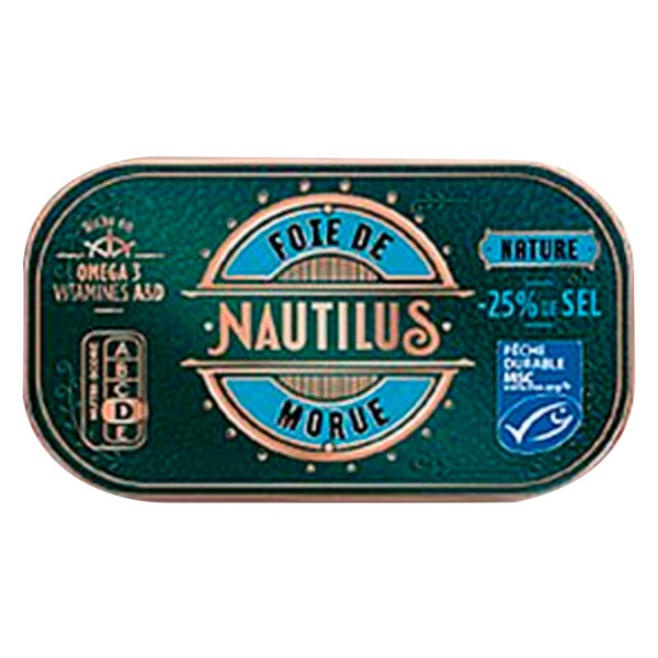 Foie De Morue Nature Nautilus