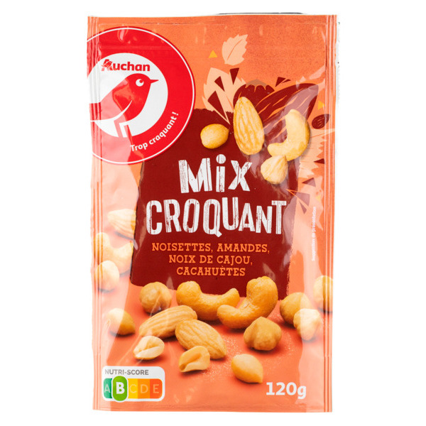 Mix Croquant Noisettes Amandes Noix De Cajou Cacahuètesauchan