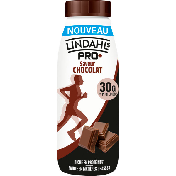 Boisson Lactée Sans Lactose Protéinée Chocolat Lindahl's Pro+