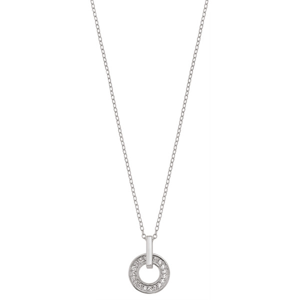 Collier Argent Et Oxydes De Zirconium