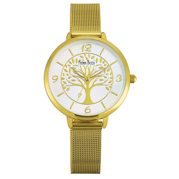 Coffret Montre Prima Bella Femme Dorée + Bracelet