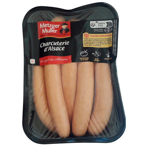 Saucisse De Francfort Metzger Muller