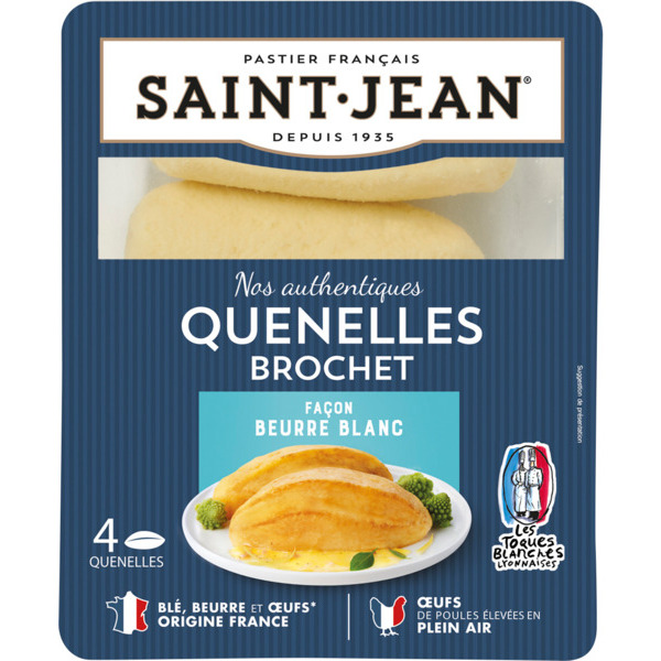 Quenelles Beurre Brochet Facon Beurre Blanc Saint-Jean