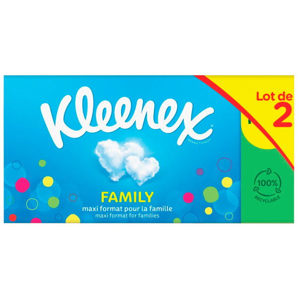 Boîte Mouchoirs Family Kleenex