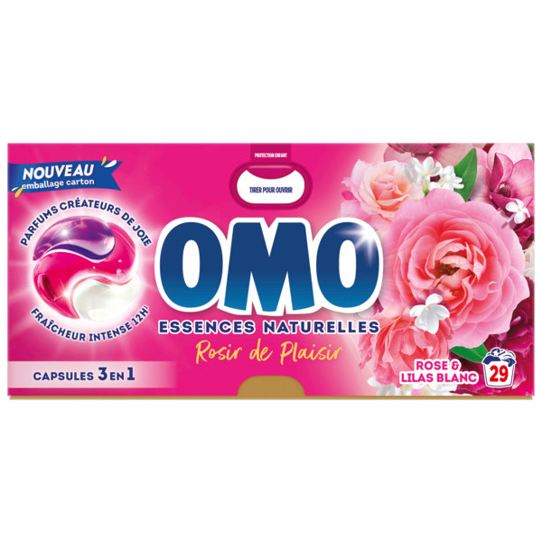 68% De Remise Immédiate Sur Le 2Ème Au Choix Sur La Gamme Des Lessives Liquides Et Capsules Omo