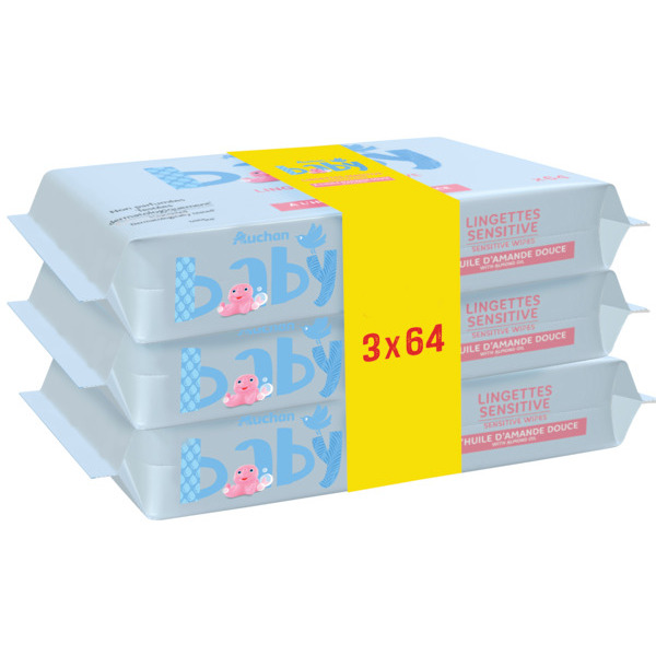 Lingettes Fraicheur Auchan Baby