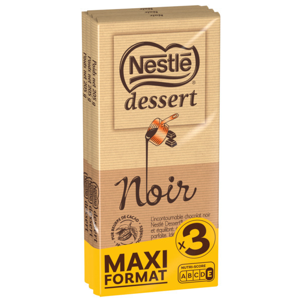 Tablettes De Chocolat Noir Nestlé Dessert