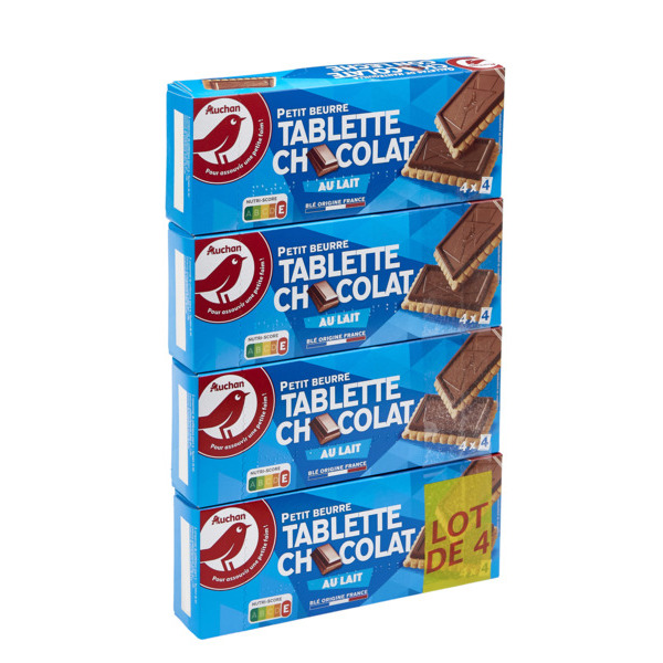 Petit Beurre Tablette Chocolat Au Lait Auchan