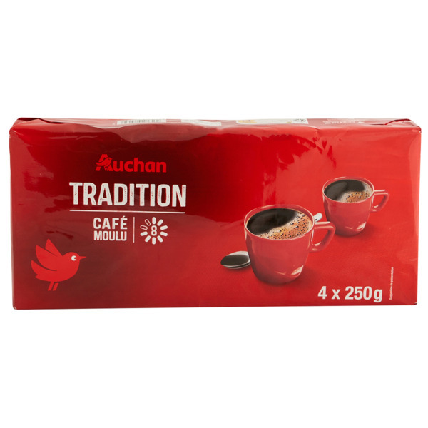 Café Moulu Tradition Auchan