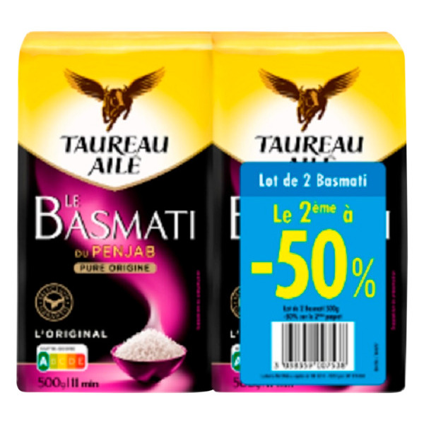 Riz Le Basmati Du Penjab Taureau Ailé