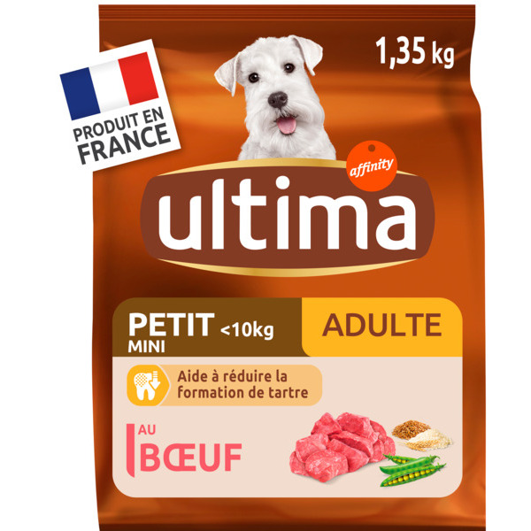 Croquettes Au Boeuf Pour Petit Chien Adulte Ultima