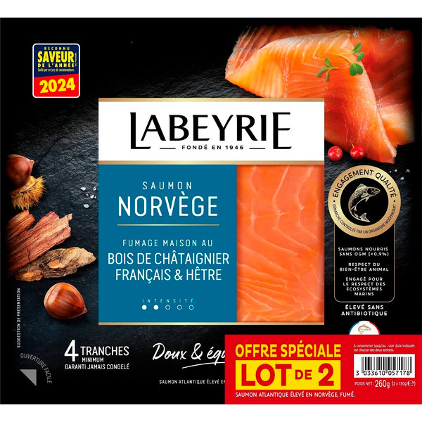 Saumon Fumé De Norvège Labeyrie