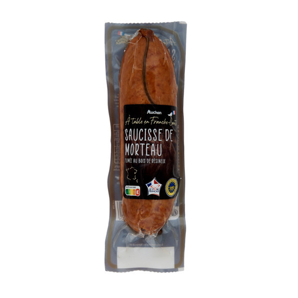 Saucisse De Morteau Igp Auchan À Table En France