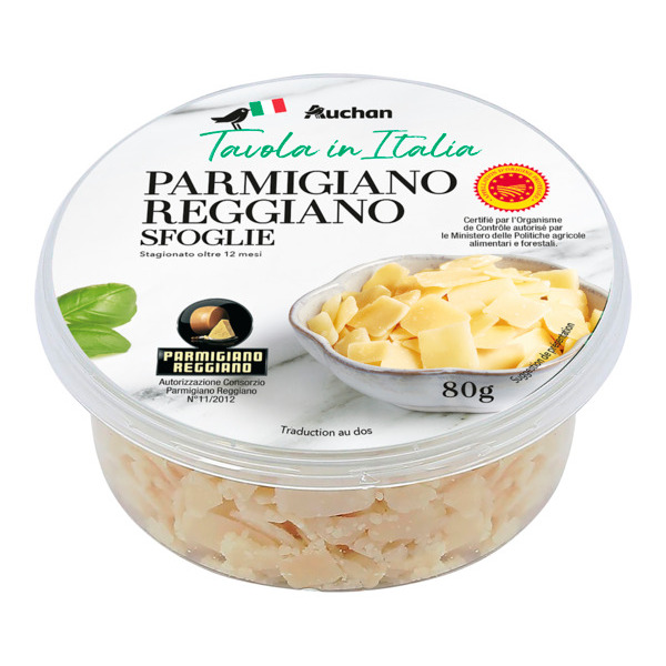 Parmigiano Reggiano Aop Copeaux Auchan Tavola In Italia