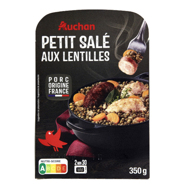 Petit Sale Aux Lentilles Auchan