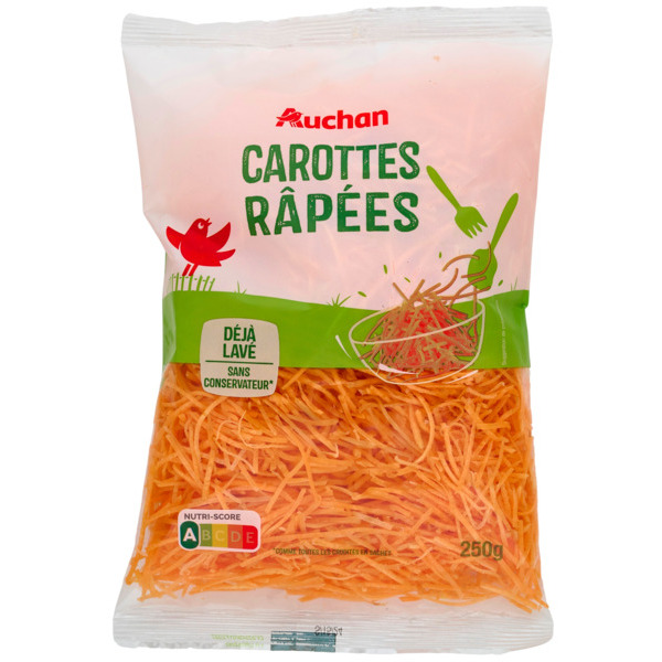 Carottes Rapées Auchan