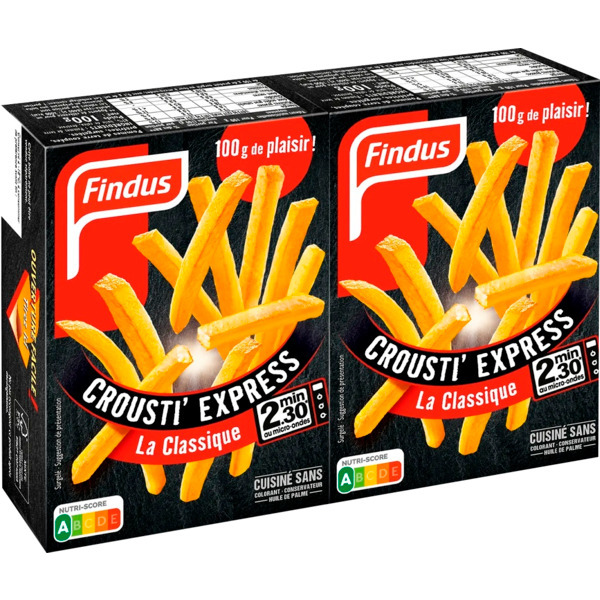 Frites Surgelées Crousti Express La Classique Findus