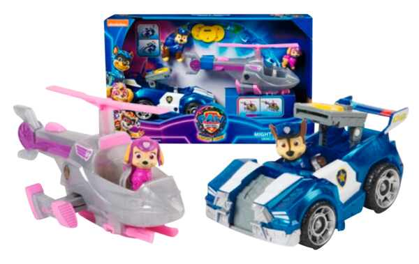 Pack 2 Vehicules De Chase & Stella La Super Patrouille - Le Film