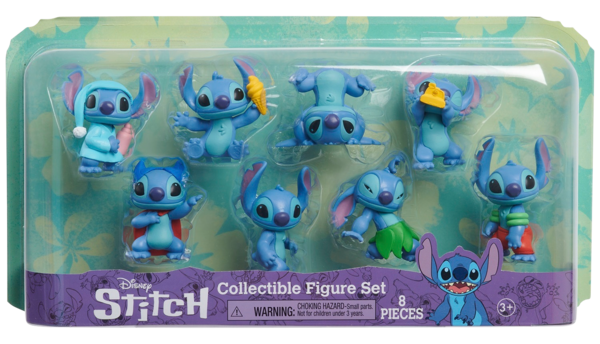 Coffret 8 Figurines Stitch