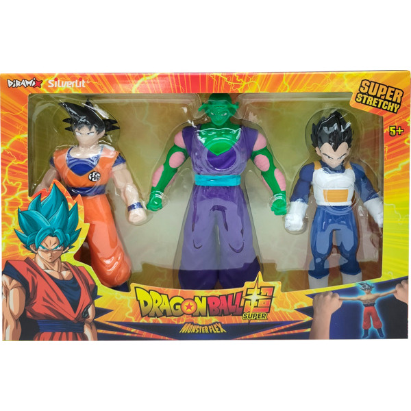 3 Figurines Dragon Ball Z Monster Flex