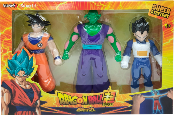 3 Figurines Dragon Ball Z Monster Flex