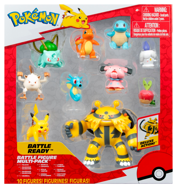 Pack De 10 Figurines Pokemon