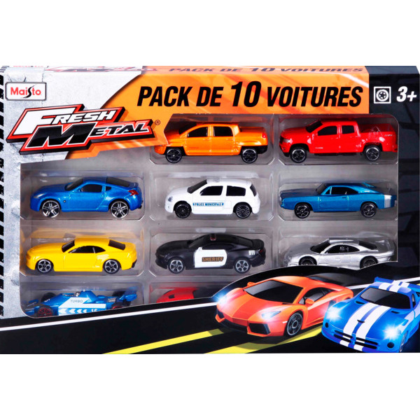 Coffret De 10 Vehicules