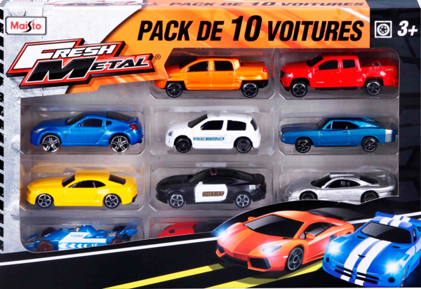 Coffret De 10 Vehicules