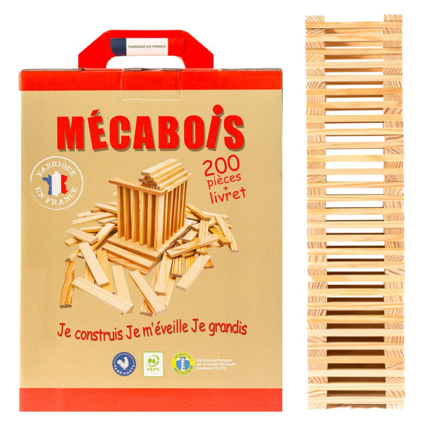 Mecabois 200 Buchettes En Bois Naturel