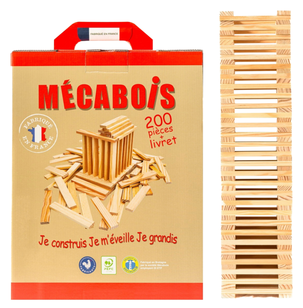 Mecabois 200 Buchettes En Bois Naturel