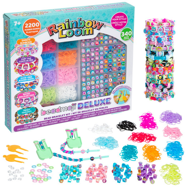 Bracelets Rainbow Looms Beadmoji