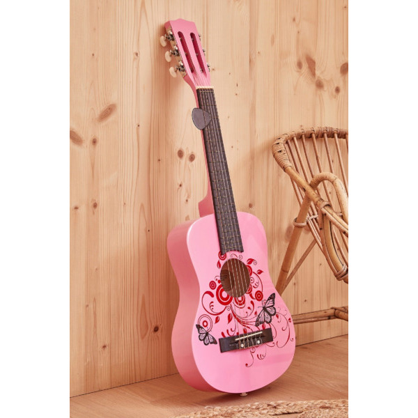 Guitare Seche Bois Rose 76Cm