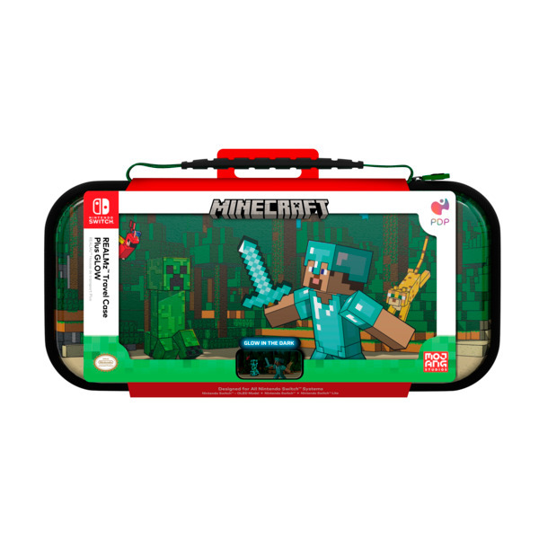 La Manette + La Sacoche Minecraft Pour Nintendo Switch