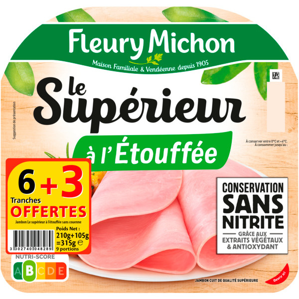 Jambon Le Supérieur Fleury Michon