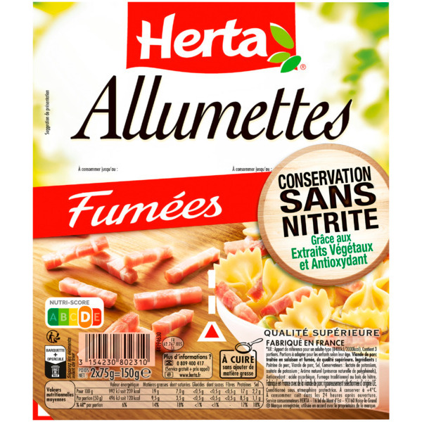 Allumettes Fumées Herta