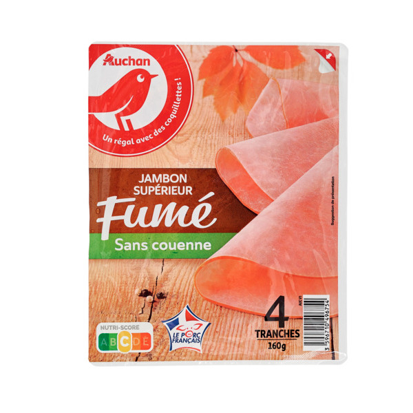 Jambon Supérieur Fumé Auchan