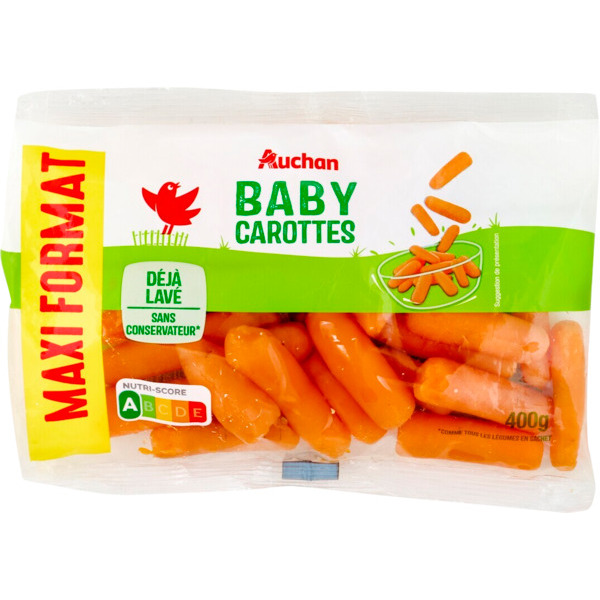 Baby Carottes Auchan 