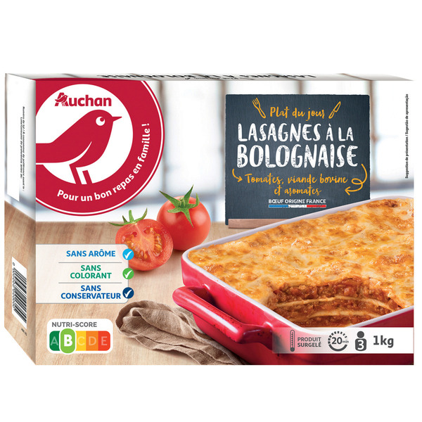 Lasagnes Bolognaise Surgelées Auchan