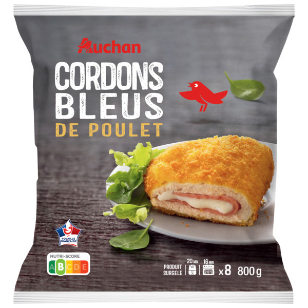 Cordons Bleus De Poulet Surgelés Auchan