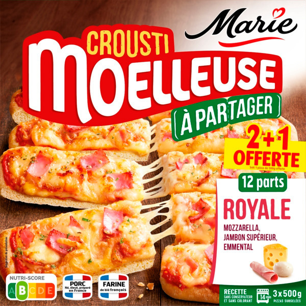 Pizza Surgelée Crousti Moelleuse Royale Marie